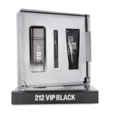 Carolina Herrera 212 VIP Men Black Ajándékszett Eau de Parfum 100ml + SG 100ml + Eau de Parfum 10ml