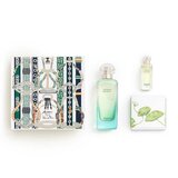 Hermes Un Jardin Sur Le Nil Ajándékszett, Eau de Toilette 100ml + Eau de Toilette 7,5ml + Shower gel 50ml