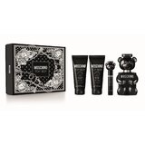Moschino Toy Boy Ajándékszett, Eau de Parfum 100ml + Eau de Parfum 10ml + Tusfürdő 100ml + Borotválkozás utáni balzsam 100ml