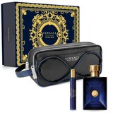  Versace Dylan Blue Ajándékszett, Eau de Toilette 100ml + Eau de Toilette 10ml + kozmetikai táska