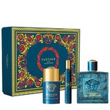 Versace Eros Ajándékszett, Eau de Toilette 100ml + Eau de Toilette 10ml + deostick 75 ml