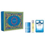 Versace Man Eau Fraiche Ajándékszett Eau de Toilette 100ml + Eau de Toilette 10ml + deostick 75ml