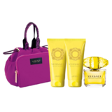Versace Yellow Diamond Ajándékszett, eau de toilette 90ml + testápoló 100ml + tusfürdő 100ml + táska