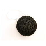 Cognac sponge with activated bamboo charcoal Bamboo Charcoal Konjac Facial Sponge