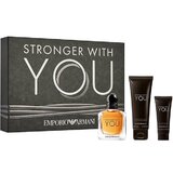 Giorgio Armani Stronger With You Ajándékszett, Eau de Toilette 100ml + Eau de Toilette  15ml + SG 75ml