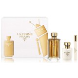 Prada La Femme Ajándékszett, Eau de Parfum 100ml + Eau de Parfum (roll on) 10ml + Body Milk 100ml