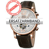 Perigaum Replacement Strap Leather P-1111 Brown without Clasp 24 mm