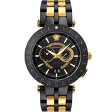 Versace VEBV00619 New New V-Race Dual Time men`s 46mm 5ATM