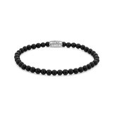 Rebel & Rose Bracelet Black Velvet RR-40107-S-M Unisex