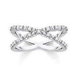 Thomas Sabo Ladies Ring TR2318-051-14-56 balls size 56