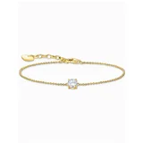 Thomas Sabo A2156-414-14-L19V Gold-plated bracelet w. white zirconia