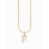 Thomas Sabo KE2245-414-14-L45V Gold-plated necklace letter F 