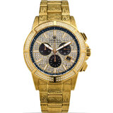 Louis XVI LXVI1126 Majeste Iced Out Chronograph Mens Watch 43mm 5ATM