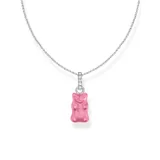 Thomas Sabo KE2209-052-9-L45V Necklace with pink Gold Bears Pendant and Zirconia 40-45 cm Ladies