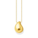 Thomas Sabo KE2281-413-39-L50V Bold - Gold-plated Necklace with Pendant drop-shaped 40-45 cm Ladies