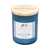 Paddywax COASTAL napszárított vászon illatgyertya üvegedényben fa fedéllel 8oz/226g