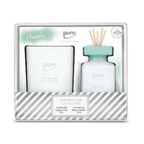 ipuro Essentials Time to Be gyertya + diffúzor ajándékcsomagban 125g / 50ml