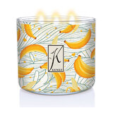 Kringle Candle TUMBLER Banana's Foster 3 kanócos illatgyertya (411g)