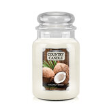 Country Candle Coconut Water illatgyertya nagy, 2 kanócos (737 g)