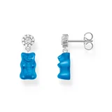 Thomas Sabo H2330-052-1 Ohrstecker mit blauen Goldbären silber Damen