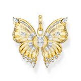 Thomas Sabo PE984-414-14 Anhänger butterfly mit Steinen vergoldet Damen