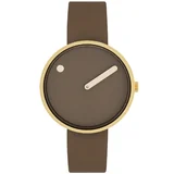 Picto 34001-4614G Mocha Brown 34mm 5ATM 
