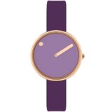 Picto 43303-3512R Ladies Watch Violet Glow Silicone 30mm 5ATM 