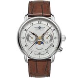 Zeppelin 8536-1 Mens Watch Friedrichshafen Moon Phase 40mm 5ATM 
