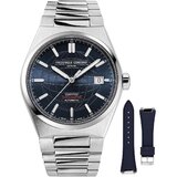 Frederique Constant FC-303BL3NH6B Mens Watch Highlife Automatic COSC Chronometer 39mm 10ATM 