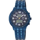 ETT Eco Tech Time EGS-11735-32M Mens Watch Solar Drive Radio-controlled 48mm 10ATM 