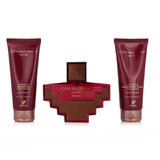 Afnan Ornament Purple Allure Ajándékszettek Parfumovaná voda 100 ml + Tusfürdő 100 ml + Testápoló 100 ml