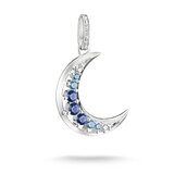Thomas Sabo PE1020-166-1 Moon Pendant with Blue Stones for Women