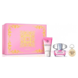 Versace Bright Crystal Ajándékszett, Eau de Toilette 90ml + Body Milk 100ml + kulcstartó
