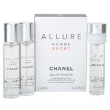 Chanel Allure Homme Sport Eau de Toilette, 3 x 20ml (3 x töltet)