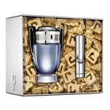 Paco Rabanne Invictus - pléh doboz Ajándékszett, Eau de Toilette 100ml + Eau de Toilette 10ml