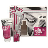 Mexx Life Is Now for Her Ajándékszett, Eau de Toilette 15ml + Body Milk 50ml