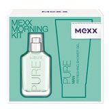 Mexx Pure for Men Ajándékszett, Eau de Toilette 30ml + SG 50ml
