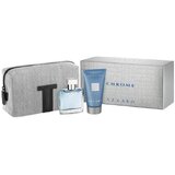Azzaro Chrome Ajándékszett, Eau de Toilette 30ml + SG 50ml + kozmetikai táska