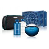 Bvlgari Aqva Atlantiqve Ajándékszett, Eau de Toilette 100ml + After Shave Balm 75ml + SG 75ml  + táska