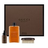 Gucci Guilty Absolute Ajándékszett, Eau de Parfum 150ml + Szakállolaj 30ml + szakállfésű