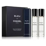 Chanel Bleu de Chanel Eau de Parfum, 3x20ml (1x tölthető+ 2x töltet)