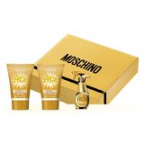Moschino Fresh Gold Couture Ajándékszett, Eau de Parfum 5ml + SG 25ml + Body Milk 25ml