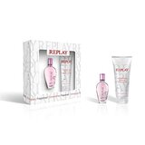 Replay Jeans Spirit! for Her Ajándékszett, Eau de Toilette 20ml + testápoló tej 100ml