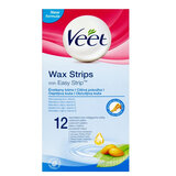 Cold wax strips for sensitive skin 12 pcs