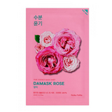 Moisturizing Cloth Mask with Damascus Rose Extract ( Pure Essence Mask Sheet) 20 ml