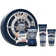 Jean Paul Gaultier Le Male In The Navy Ajándékszett, Eau de toilette 125ml + Shower gel 75ml + Aftershave balm 50ml