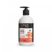 Nourishing hand soap Růže and peach (Nourising Hand Soap) 500 ml