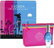 Escada Island Kiss Ajándékszett, Eau de Toilette 30ml + kozmetikai táska
