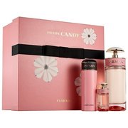 Prada Candy Florale Ajándékszett, Eau de Toilette 80ml + Eau de Toilette 7ml  + Body Milk 75ml