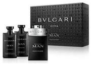 Bvlgari Man Black Cologne Ajándékszett, Eau de Toilette 100ml + After Shave Lotion 75ml + Shower Gel 75ml+ cosmetic bag
